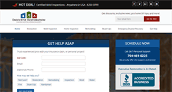 Desktop Screenshot of executiverestoration.com